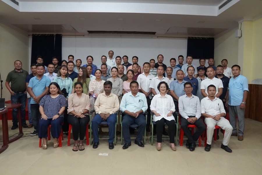 The valedictory function of the two-day capacity-building programme on 15th Finance Commission Grants for ULBs was held at the Don Bosco Training Institute, Dimapur on September 23. (DIPR Photo)